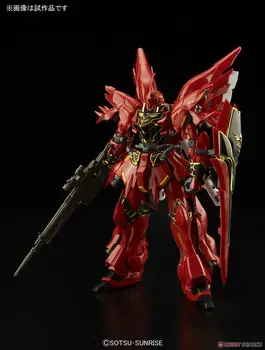 Bandai Gundam 07590 RG 1/144 Sinanju Mobile Suit Apkopot Modelis Komplekti Darbības Rādītāji Plastmasas Modeli rotaļlietas
