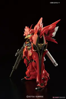 Bandai Gundam 07590 RG 1/144 Sinanju Mobile Suit Apkopot Modelis Komplekti Darbības Rādītāji Plastmasas Modeli rotaļlietas
