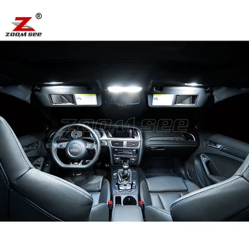 Premium Canbus Auto LED iekštelpu spuldzes salona apgaismojuma Komplekts, Audi A3 8L 8P 8V A4 B5 B6 B7 B8 A5 A6 C5 C6 C7 A7 A8 D2 D3 Q3 Q5 Q7