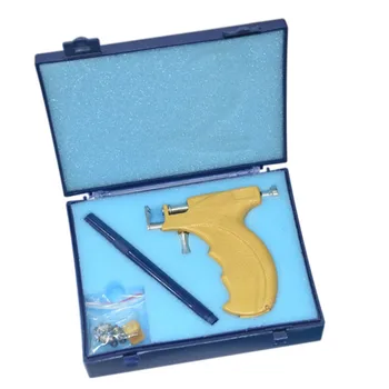 Profesionālās Nerūsējošā Tērauda Ausu Caurduršanas Pistoli Instruments, Ar Marķieri, Pildspalva Mini Spogulis Nav Sāpes Drošības Auskari Līdzeklis Ausu Caurduršana Ķermeņa