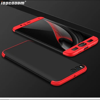 Par Xiaomi 6 MI6 Gadījumā Coque 360 Pilnīgu Aizsardzību Pret triecieniem 3 In 1, Lai Xiaomi MI 6 Grūti Slim Tālruņa Aizmugurējo Vāciņu 5.15 collas