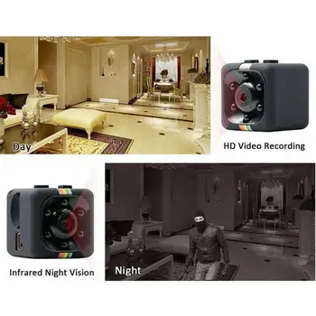 SQ11 Mini Kameras Full Hd (960P 720P Mazu Cam Sensors, Nakts Redzamības Videokameru, Mikro Video Kameras, DVR Reģistratoru, Videokameru, Video Cam