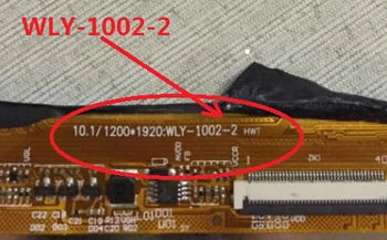 Bezmaksas piegāde 10.1 collu LCD ekrāns 40 pin, Jauns displejs, Planšetdatoru, šķidro kristālu ekrāns 10.1/1200*1920:WLY-1002-2 / WLY-1002-2A