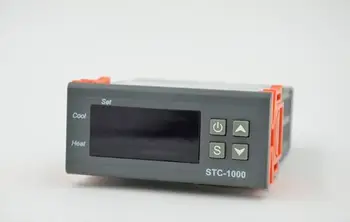 12V ciparu displejs termostats STC-1000 mikrodatoru temperatūras regulators saldēšanas apkures termostatiskie +Sensora Zondi
