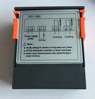 12V ciparu displejs termostats STC-1000 mikrodatoru temperatūras regulators saldēšanas apkures termostatiskie +Sensora Zondi