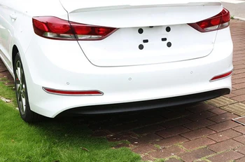 Auto-Stils priekšējie miglas lukturi vāka aizmugurējās foglights apdares Eksterjera hroma apdare piederumu daļa Par Hyundai Elantra 2017