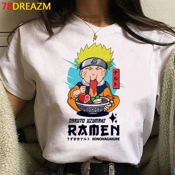 Naruto Akatsuki Itachi t-krekls femme grunge 