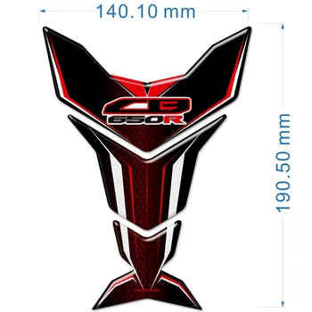 Honda CB650R Tvertne Pad Aizsargs, Sānu Vāka Uzlīmes burtu CB 650R Aizsardzības Uzlīme, Uzlīmes Emblēmu Degvielas Logo 2019 2020