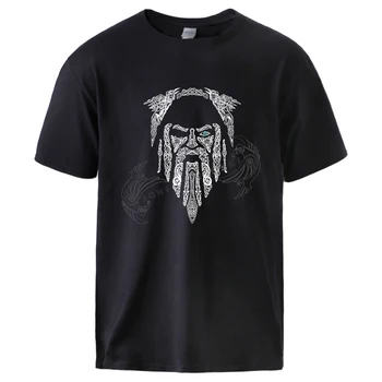 Odin Vikingi Dēls Odin Vīriešu Top Tee Vasaras Īsām Piedurknēm Kokvilnas Tshirts 2020. Gada Vasaras, Pavasara Cilvēks Zīmola Hip Hop Streetwear T krekls