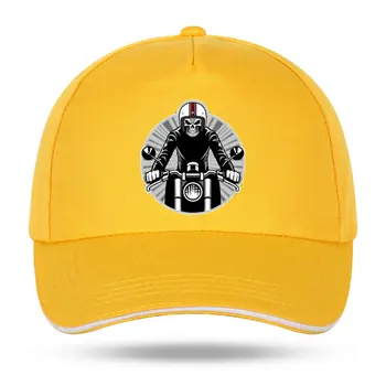 Karstā pārdošanas Modes Ļauno Biker klp Vīriešu un sieviešu Beisbola cepure Karikatūra Tētis, cepure, Regulējams Sporta Velcro Cepure