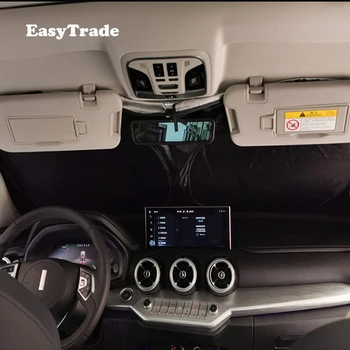 Jeep Compass 2020 2018 2019. Gada 2012. gada 2011. gada Auto Saules Ēnā Saulessargs Priekšējā Vējstikla Ēnā saulessarga Sauļošanās Izolācijas 1gb