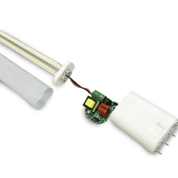 2G11 PL-L gaismas 4 adatas 2g11 bāzes led CFL nomaiņa 360 grādu 2g11 led dienas gaismas lampa 6W 10W 14W 18W 20W LED 2G11 Tubo 220V 230V