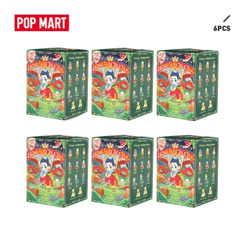 POP MART 6PCS Pārdošanas Veicināšanas Nezha ir Pasaku Tūres sērija Ķīniešu pasaka Rotaļlietas Rīcības Attēls blind kaste Dzimšanas dienas Dāvana Bērnam