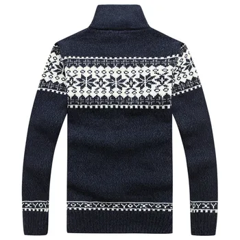 Ziemas Ziemassvētku Džemperis 2020. Gadam Sabiezēt Vilnas Vīriešu Jaka Adīta Blusa Masculina Vīriešu Sweatercoat Plus Izmērs S -3XL Trikotāža