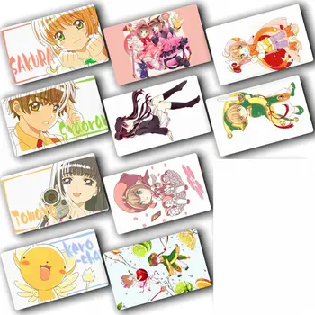 Kartes Sagūstītāja Sakura Anime Kartes, Uzlīmes, Iepakojums DIY Ūdensizturīgs Kartes Classic Bērniem, Uzlīmes, rotaļlietas bērniem 100 gab