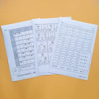 28PCS/Komplekts Bērniem, Reizinot Izglītības Matemātikas Uzdevumu Klasē Spēle Darbgrāmatu Jautri matemātikas nodarbības bērniem mācību rotaļlietas