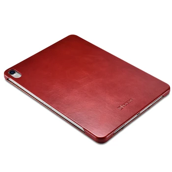 Retro Pātagot Īstas Ādas Gadījumā iPad Gaisa 2020. Gadam 10.9 Collu Slim Biznesa Salokāms Stends Smart Cover, Apple iPad Air4