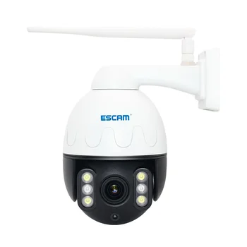 ESCAM Q5068 H. 265 5MP Pan/Tilt/4X Tālummaiņas WiFi Ūdensizturīgs ar metāla korpusa IP Kameras Atbalsta ONVIF divvirzienu Sarunu Nakts Redzamības