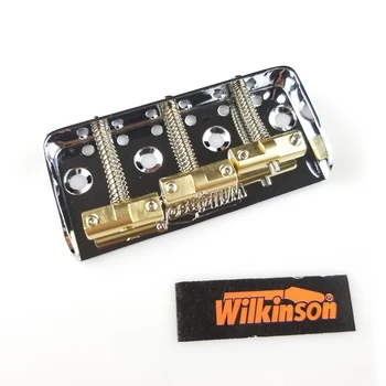 Wilkinson WTBS 6Strings Ģitāras Tilts Īss TL Elektriskā Ģitāra Tilta Misiņa Seglu Chrome silver