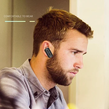 Vienā Ausī Bezvadu Bluetooth Austiņas 5.0 Stereo Austiņu Auto Uzņēmējdarbības Bluetooth Headset Bezvadu Austiņas Spēļu