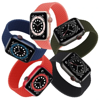Jaunākās Pītā Solo Cilpa skatīties band Apple Skatīties 1 2 34 5 6 iwatch 38mm 42mm 40mm 44mm Solicone watchbands siksna