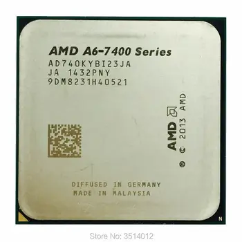 AMD A6-Series A6 7400 A6 7400K A6 7400B 3.5 G Dual-Core CPU Procesors 65W AD740KYBI23JA/AD740BYBI23JA Socket FM2+