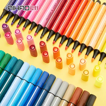 Krāsa pildspalvu mākslas marķieri rasēšanas komplekts krāsas bērnu akvarelis, zīmulis droši nav toksisks ūdens mazgāšanas grafiti veselības un vides