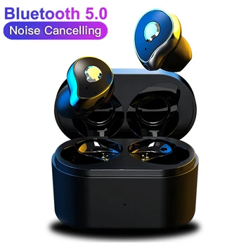 SE-6 TWS Bluetooth Austiņas 5.0 Bezvadu Sporta Modes Sweatproof Ūdensizturīgs Austiņas ar Trokšņu Slāpēšanas, Balss Kontroles Earbuds