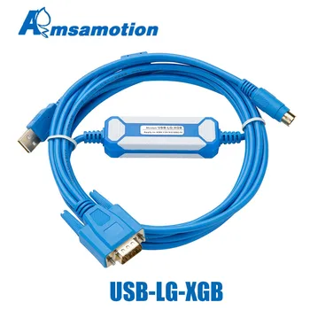 Piemērots LG LS XBC XBM K7M Sērijas PLC Programmēšanas Kabelis Lejupielādēt Līnijas USB-LG-XGB