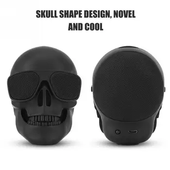 HobbyLane Portatīvie Mini Skull Galvenais Runātājs Bezvadu Bluetooth Stereo Skaļrunis HD Basu Skaļrunis, lai Tālruni, DATORU, Datora