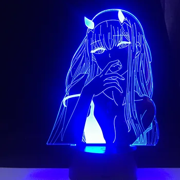 YUMEKO JABAMI LED ANIME LAMPAS KAKEGURUI 3D Led 7 Krāsas, Gaismas Japāņu Anime Tālvadības Parastā Galda Lampa Ziemassvētku Dāvanu