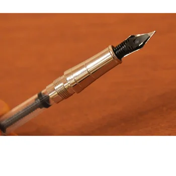 6 gab./Daudz Nerūsējošā tērauda metāla pildspalvas Baoer 3035 Viegli rīkoties, pildspalvas rakstīšanai Paraksts Kancelejas preces, skolas piederumi FB310