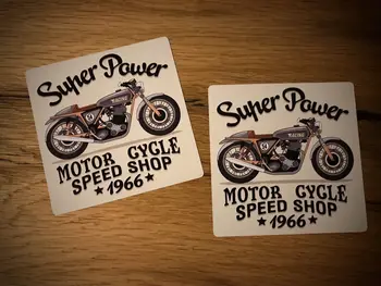 Motocikla Jauda Uzlīme Ātruma Velosipēds Cafe Racer Vecās Skolas Vintage Retro # 179