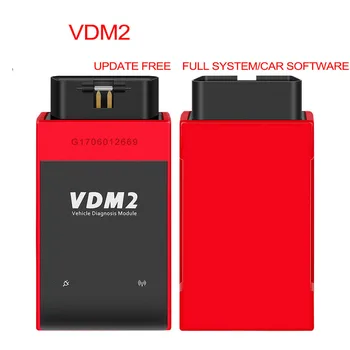 Multi-Valodu V5.2 WIFI OBD2 Atbalsta FULL Sistēma Android UCANDAS VDM 2 OBDII Kodu Skeneris Diagnostikas rīks