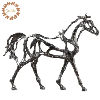 Radošie Mājas Sudraba Metāla Zirgu Dekoru Anotācija Metāla Zirgu Dekoru Statuetes Dekoratīvie Metāla Statuja Labāko Ziemassvētku Dāvanu