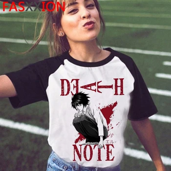 Harajuku Death Note Shinigami Ryuk Grafiskais T-krekls Vīriešiem Kawaii Smieklīgi Vintage T Krekls foršo Japāņu Anime T Gudrs Augšu Tee Vīriešu