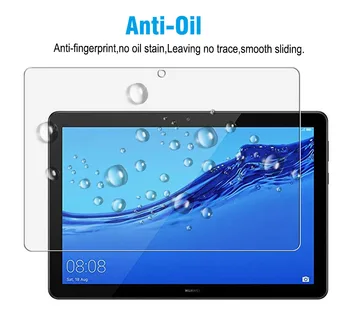 2gab Tablete Rūdīta Stikla Ekrāna Aizsargs Vāks Huawei MediaPad T3 10 9.6 Collu Pilns Pārklājums Ekrānam