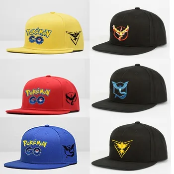 Pieaugušo Pokemon Kabatas Monstriem Sporta Beisbola cepure Snapback Golfa Bumbiņu Iela Cepure Jaunu Stilu Firebird Saldēti Putnu Zapdos Dāvanas