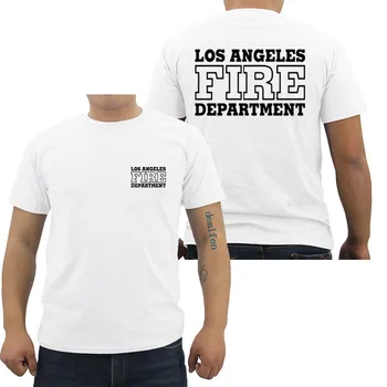 Los Angeles ugunsdzēsējus T Krekls Vīriešiem Meklēšanas Un Glābšanas San Andreas Filmas Gadījuma Kokvilnas T-krekls Vīriešu Cool t-veida Topi