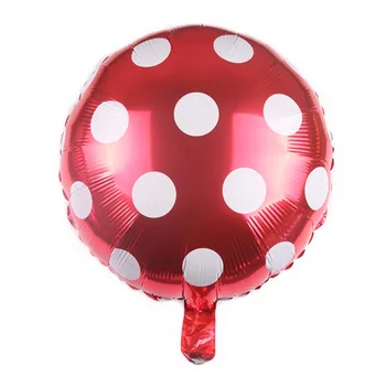 10pcs 18 Collu Vilnis Punktu Alumīnija Folija Kārtu gaisa Balonu, Kāzas, Dzimšanas Vietas Polka Dot Vilnis Partijas Apdare Balonu
