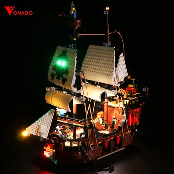 Led Light Komplekts lego 31109 Pirātu Kuģis Rotaļlietas, Celtniecības Bloki, Modeļa Vieglo Iestatīt Tikai Rotaļlietas Ziemassvētku dāvanu Bērniem