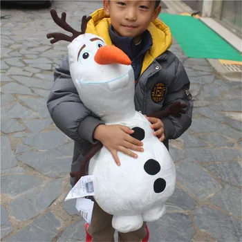 1 gab. 55cm Saldēti apskāva sniega cilvēks olaf plīša mīkstās Rotaļlietas, lai Bērniem, Bērniem Dāvanas