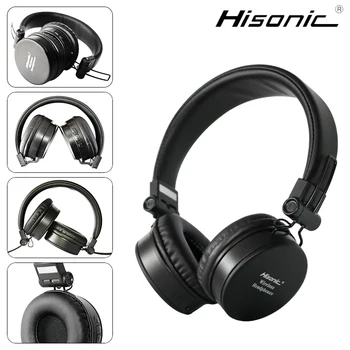 Hisonic Studio Austiņas Bezvadu Austiņas Stereo Salokāms Sporta Austiņas Mikrofons Spēļu Bezvadu Auriculares Audifonos
