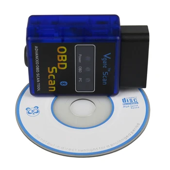 Vgate Mini ELM327 OBD2 Bluetooth V2.1 ELM 327 OBD 2 Auto Diagnostikas Rīks ELM327 Obd 2 Auto Kodu Lasītājs Diagnostikas Skeneris