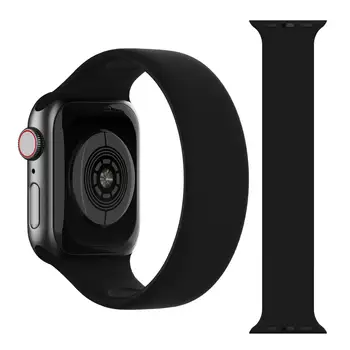 Silikona Siksniņa Apple Skatīties Joslas 44mm 40mm iwatch band 38mm 42mm Sporta jostu, rokassprādzi correa apple skatīties, sērija 3 4 5 ZVIEDRIJA 6