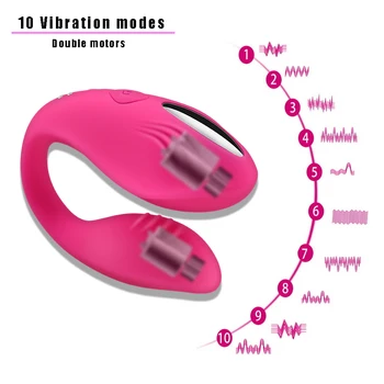 10 Ātrumiem Virating Bezvadu Tālvadības Vibratori Sievietēm, Pāriem, Klitora Vaginālo Stimulatoru Pieaugušo Seksa Rotaļlietas Sievietēm