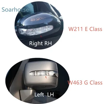 Automašīnas Atpakaļskata sānu spoguļi LED Pagrieziena Signāla Indikators durvju ārējie spoguļi lampas Mercedes Benz W211 S211 W463 W461 (G/E Class
