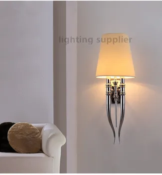 Radošā led sienas lampa noslēgta viesnīcas ragu sienas lampas Ēdamistabas viesistaba, guļamistaba vadītājs gulta