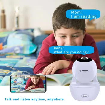 N_eye 8MP 4K Wifi Bezvadu Mājas Drošības IP Kamera 2.0 MP IS Tīklu CCTV Videonovērošanas Kamera ar divvirzienu Audio ar Baby Monitor
