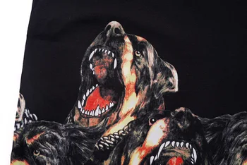 Jaunā Luksusa Vīriešiem Jaunums Hound dog vadītājs T Krekli, T-Krekls Hip Hop Skrituļdēlis Parkour Iela Kokvilnas T-Krekli, t-veida Atzarojuma Top N364